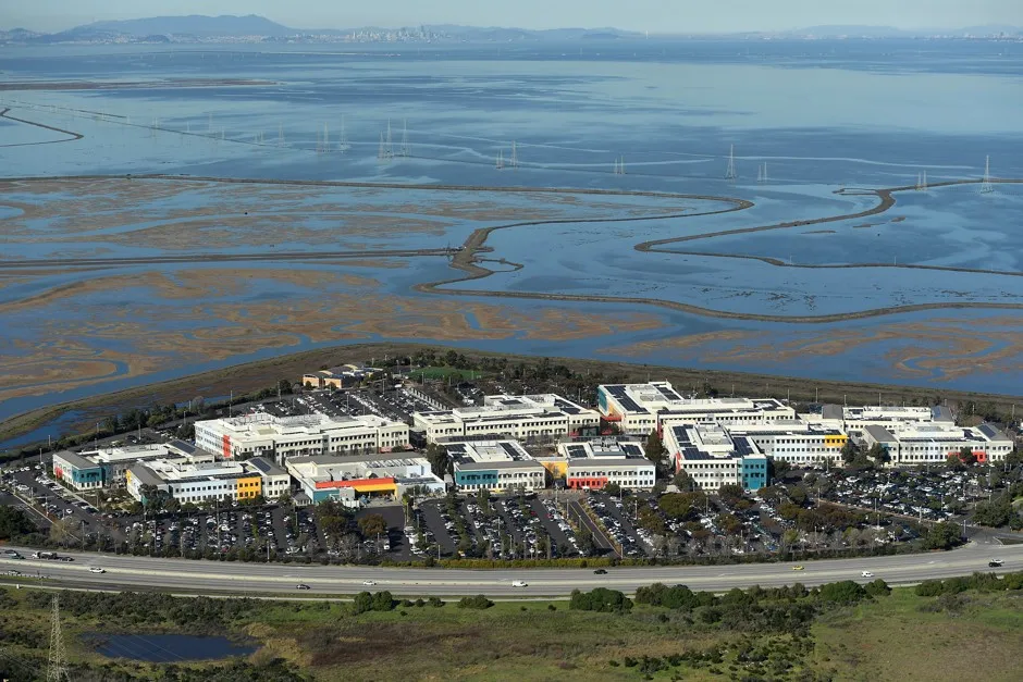 Facebook's campus in California's Bay Area.