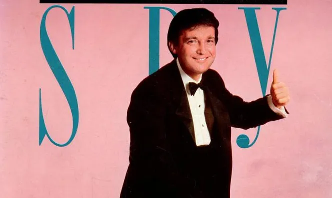 Donald Trump on the cover of the April 1988 issue.
