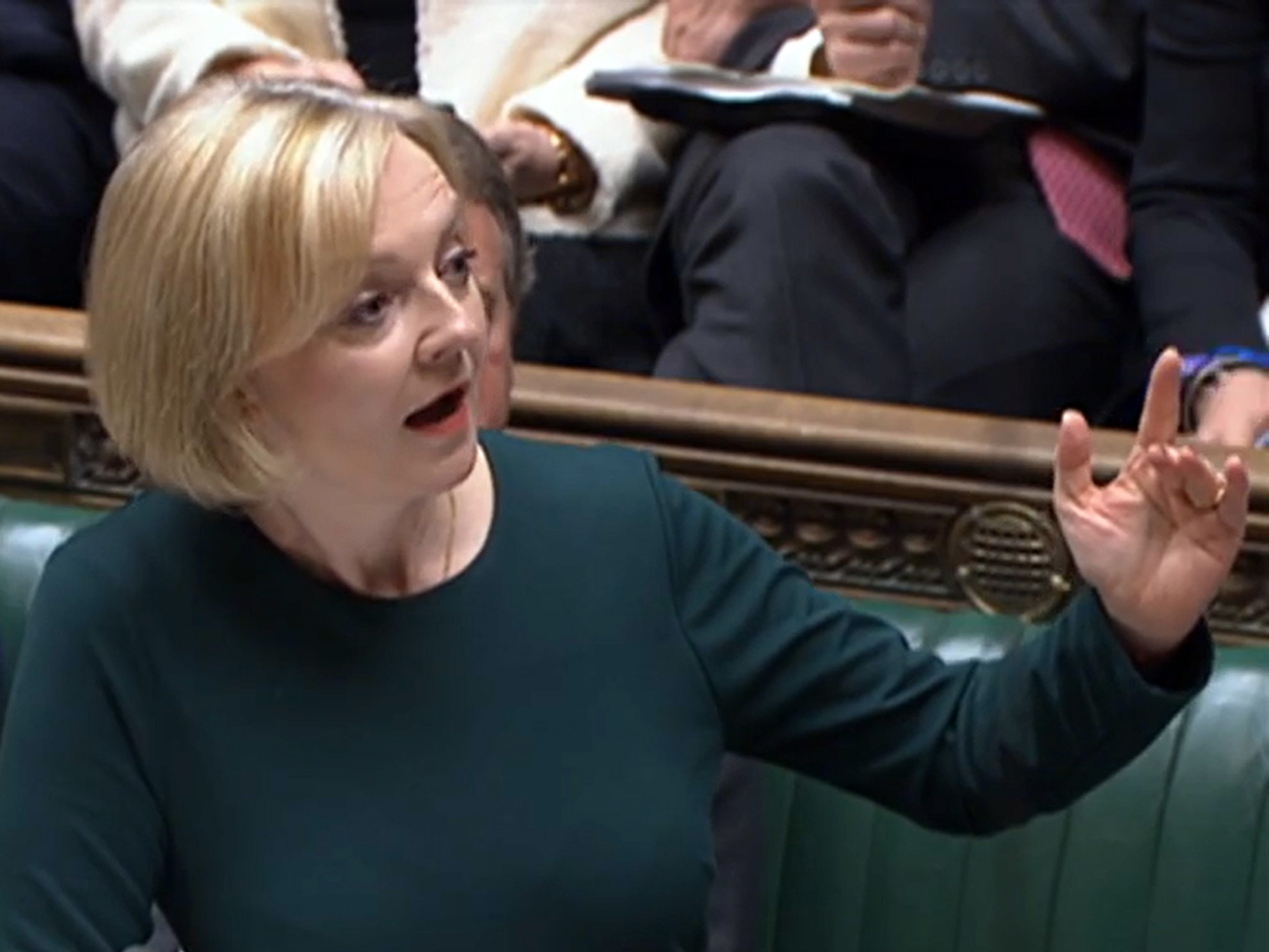 Liz Truss Says She’s Sticking to Pledge Against Public Spending Cuts ...