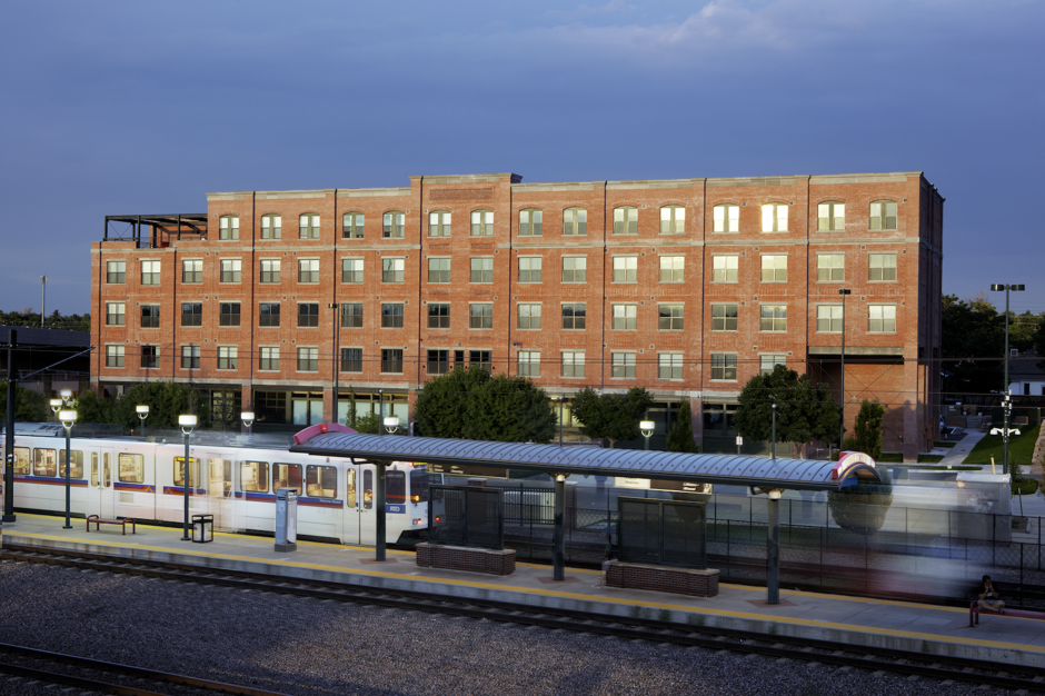 The Evans Station Lofts opened last year, bringing 50 units of workforce housing next to a light rail stop.