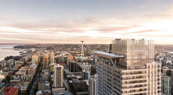 Seattle Luxury Tower Gets Financing as Tech Boom Drives Demand