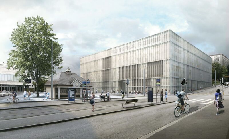 The David Chipperfield-designed extension to Kunsthaus Zurich, the main art gallery in Zurich, is built with a share of 98% recycled concrete.