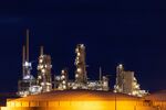 Storage tanks at the Leuna refinery and chemical industrial complex.