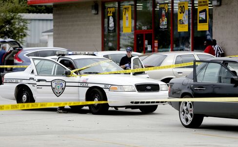 Investigators collect evidence on April 4 after a shooting in North Charleston, S.C., involving patrolman Michael Slager.