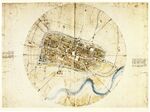 relates to This Old Map: Da Vinci's City Plan, 1502