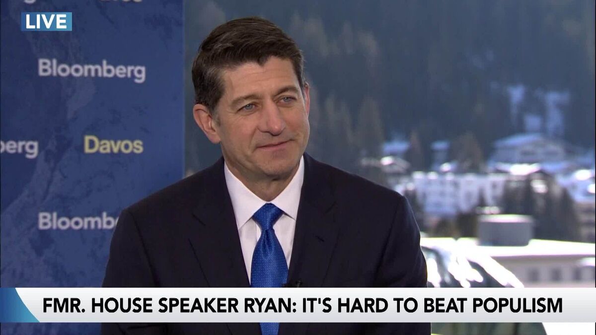 Fmr. US House Speaker Paul Ryan on Populism, Tariff Uncertainty