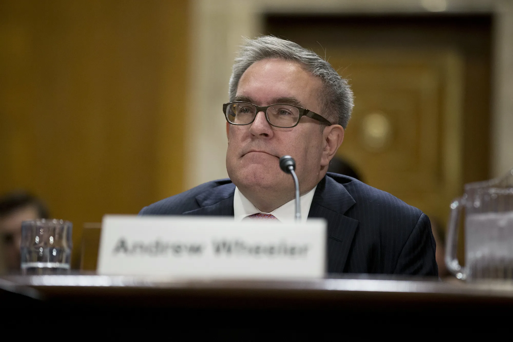 Andrew Wheeler during his confirmation hearing in 2017.