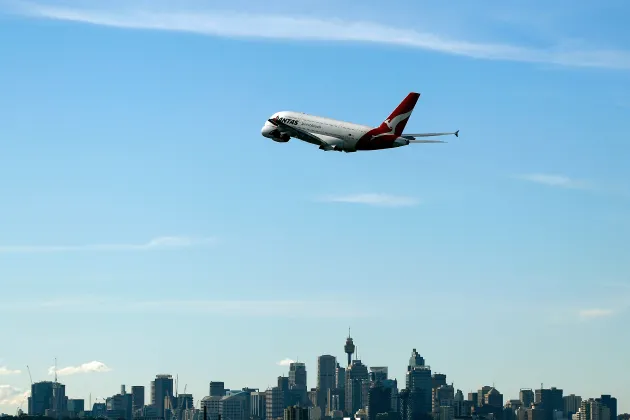 Aircraft Activity At Sydney Airport As Australian Dollar's Continued Strength Harms Economy