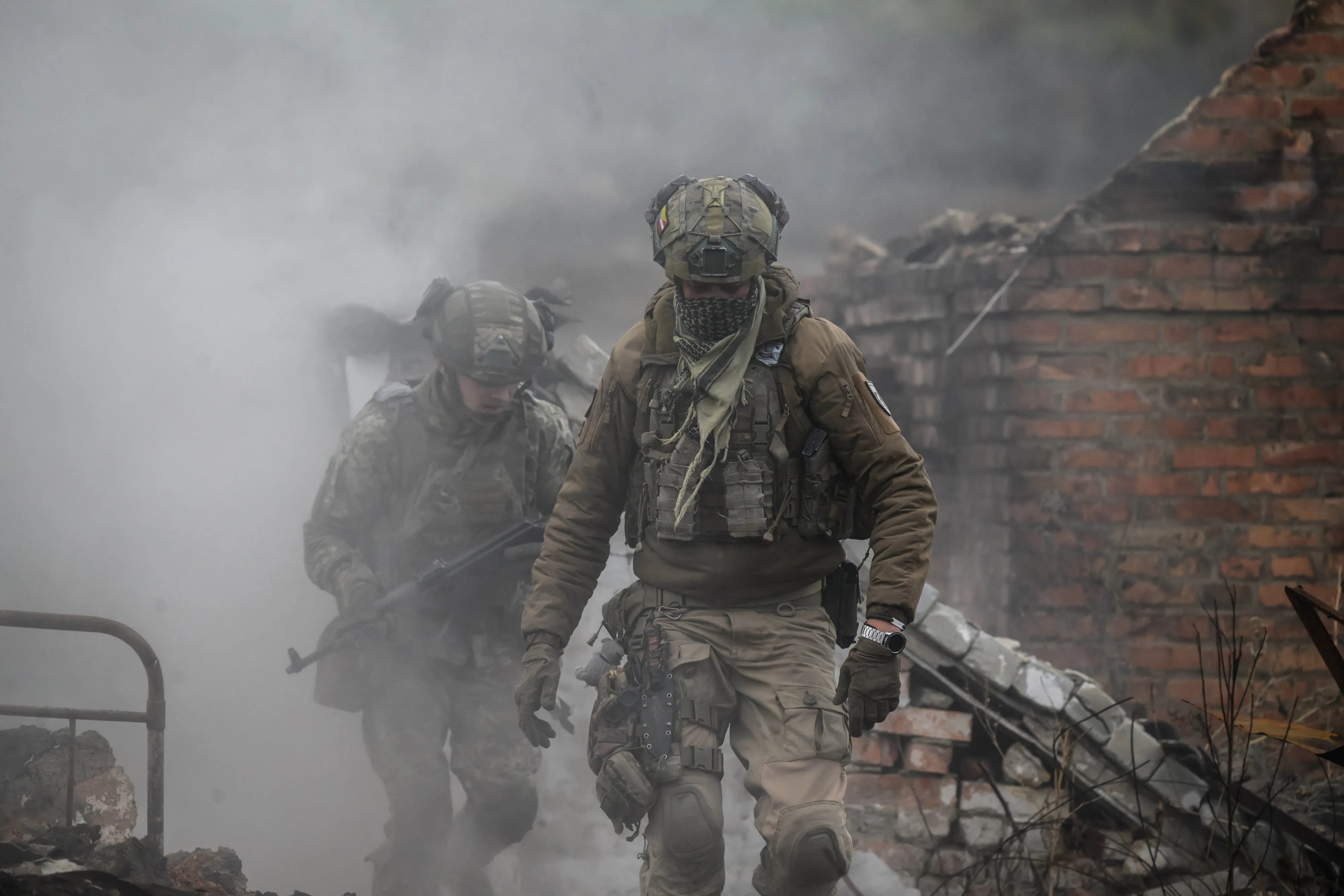 Infantry recruits&nbsp;undergo a basic training course in eastern Ukraine.