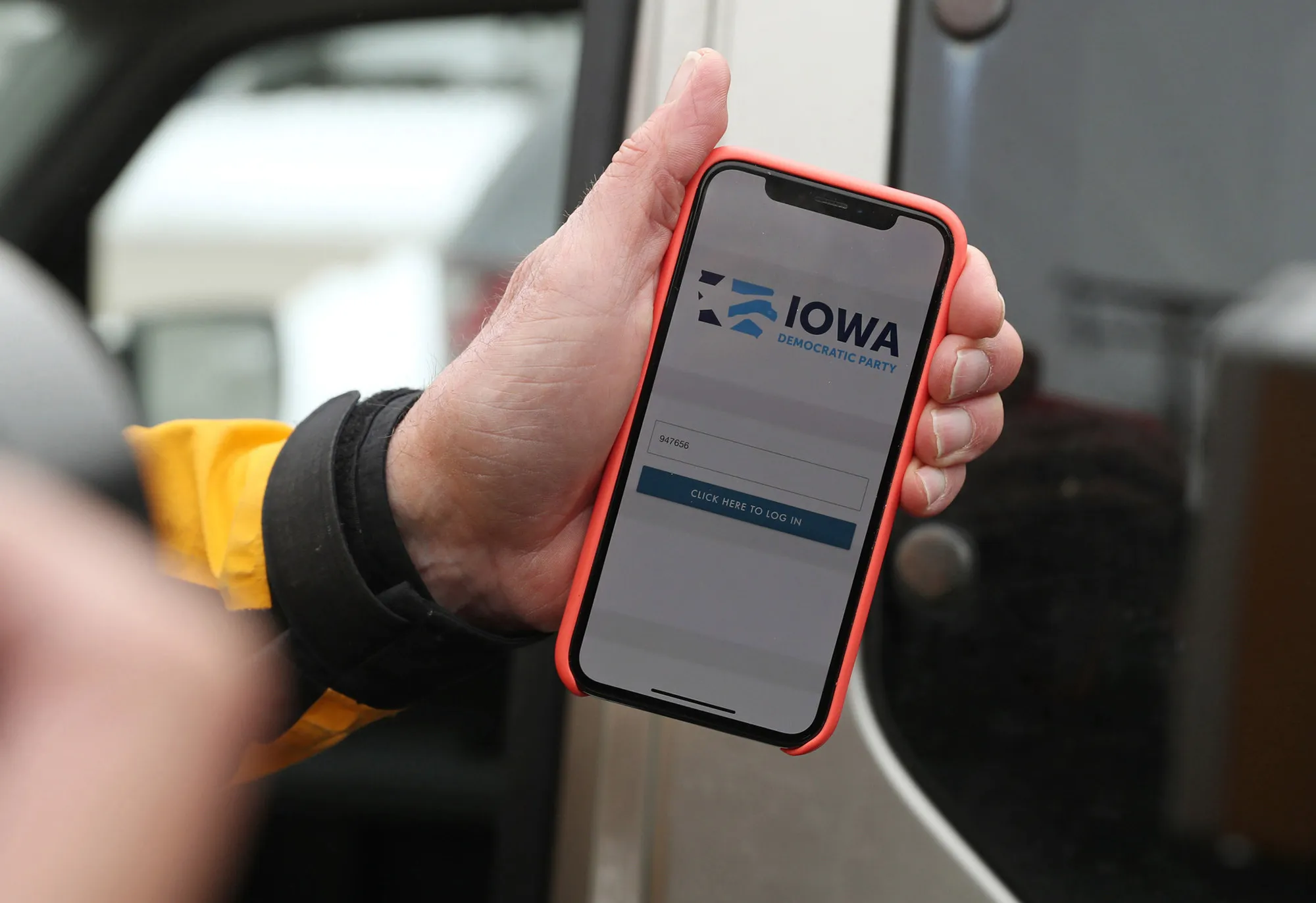 The app used for the Iowa Caucus.&nbsp;