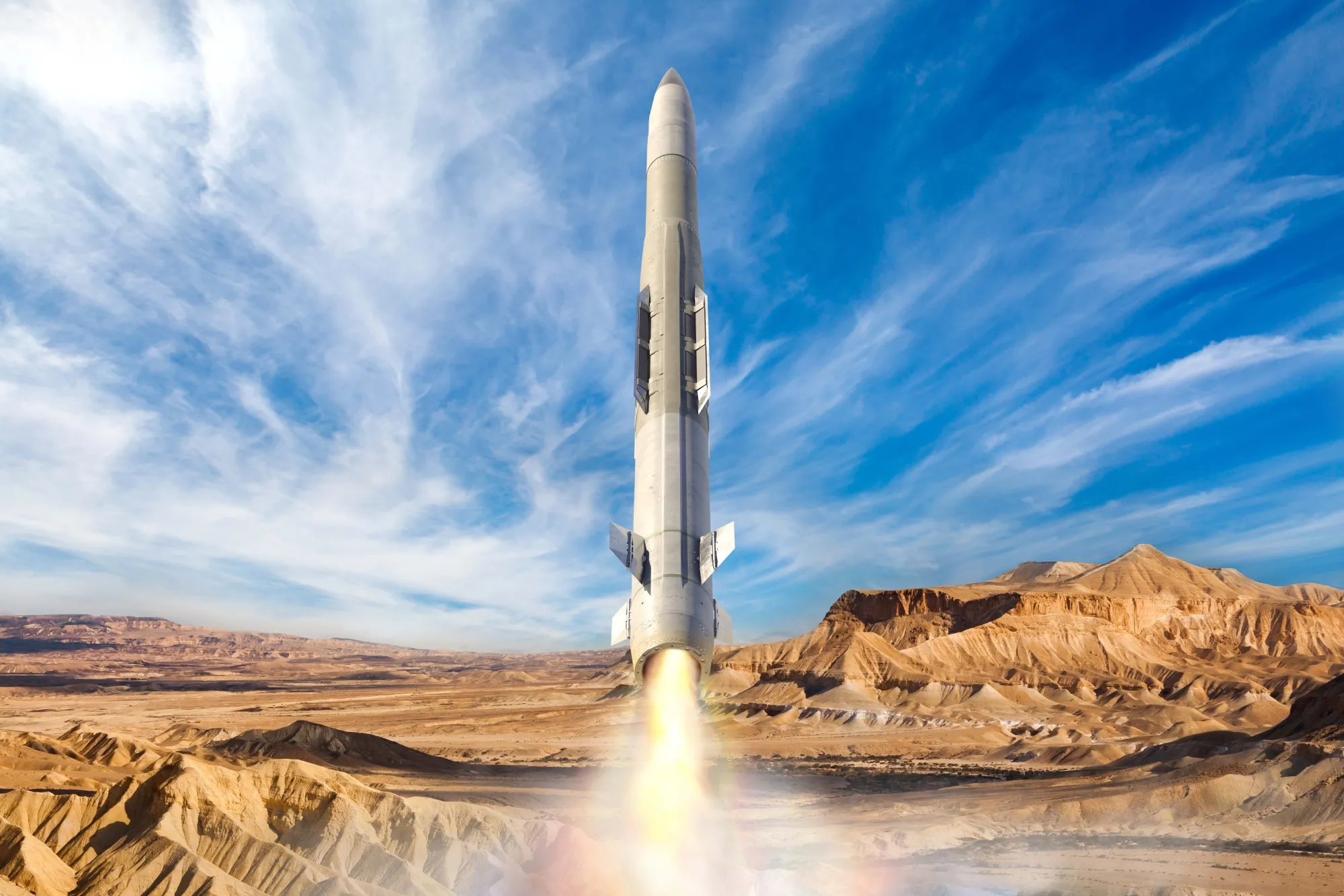 The Patriot-3 Missile Segment Enhancement missile made by Lockheed Martin.