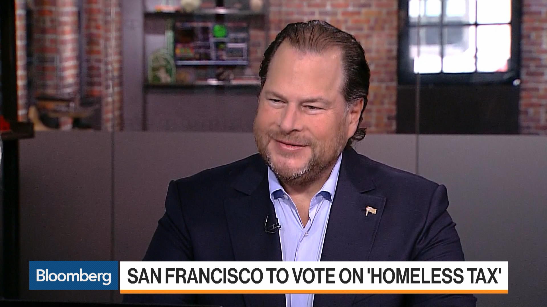 Watch Marc Benioff Sees 'Crisis Of Inequality' In San Francisco - Bloomberg