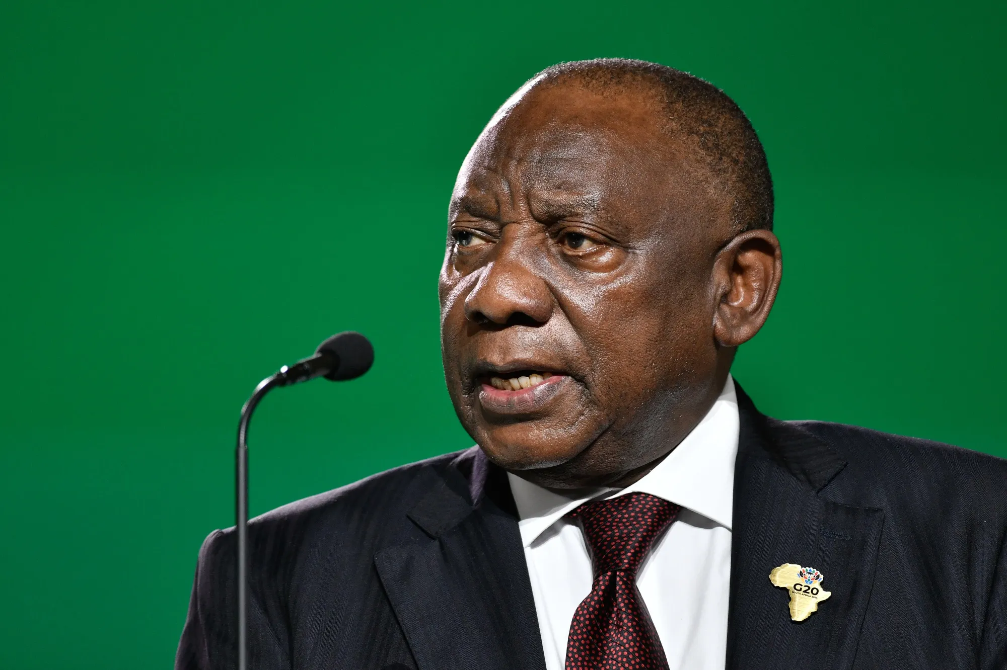 South Africa's president&nbsp;Cyril Ramaphosa