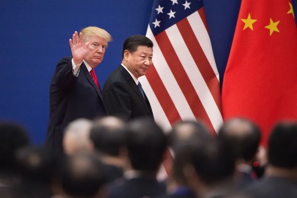 Trump and Xi, in happier times.