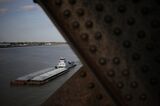 Barges On The Ohio River As U.S. Grain Traffic Mostly Trouble Free
