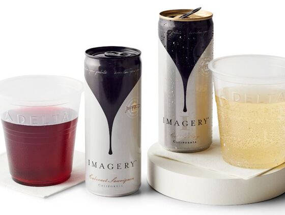 Delta Air Lines Turns to Canned Wine in Push to Phase Out Plastic