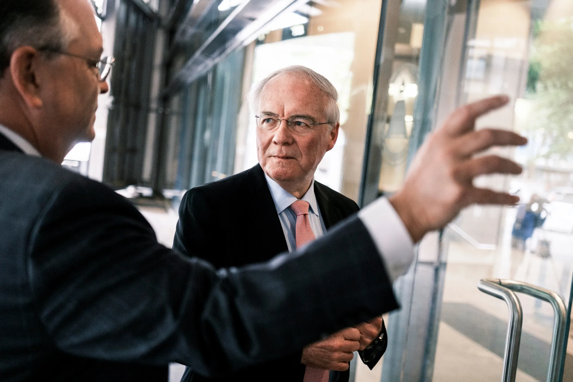 Rodney McMullen&nbsp;outside the federal courthouse in Portland, Oregon, in 2024.