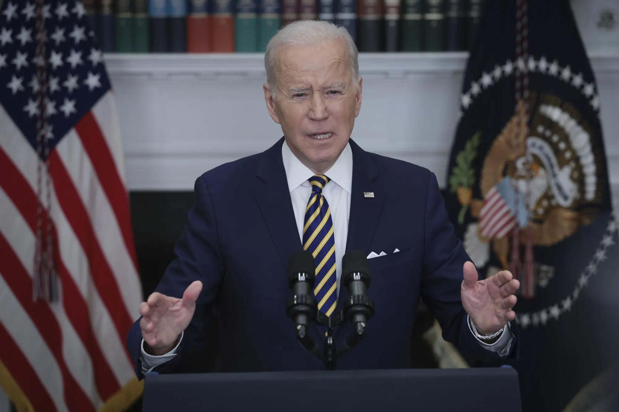 Biden takes another step on sanctions.