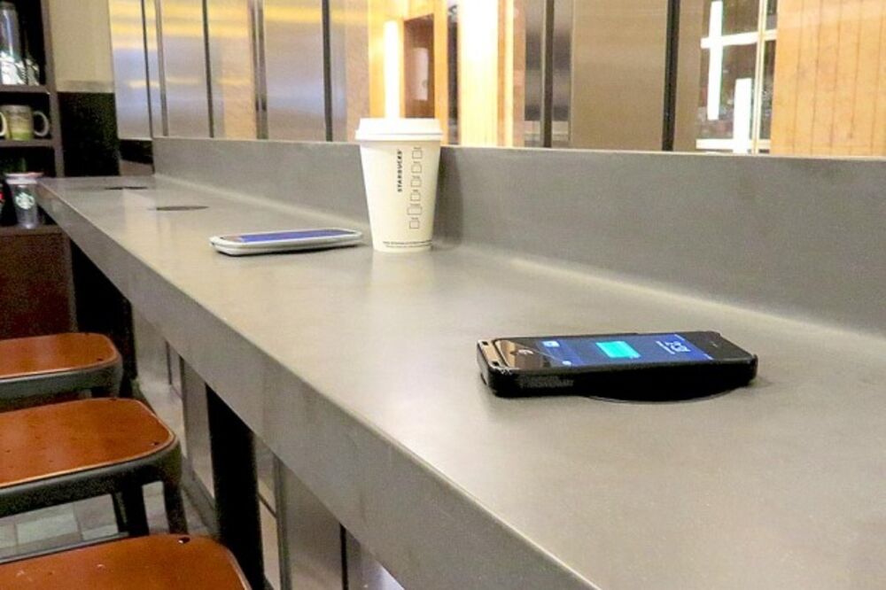 Starbucks Adds Free Wireless Phone Chargers For Customers Bloomberg