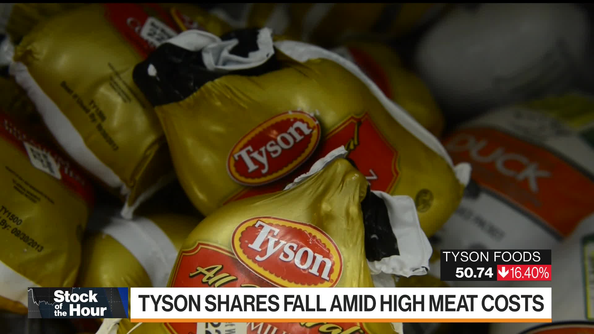 Watch Tyson Foods Stock Tanks on Sales Outlook Bloomberg