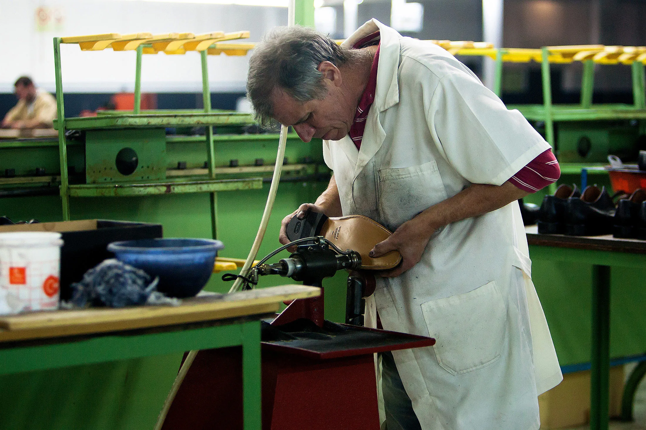 A shoe factory in Felgueiras, Portugal, on Dec. 18, 2013.

