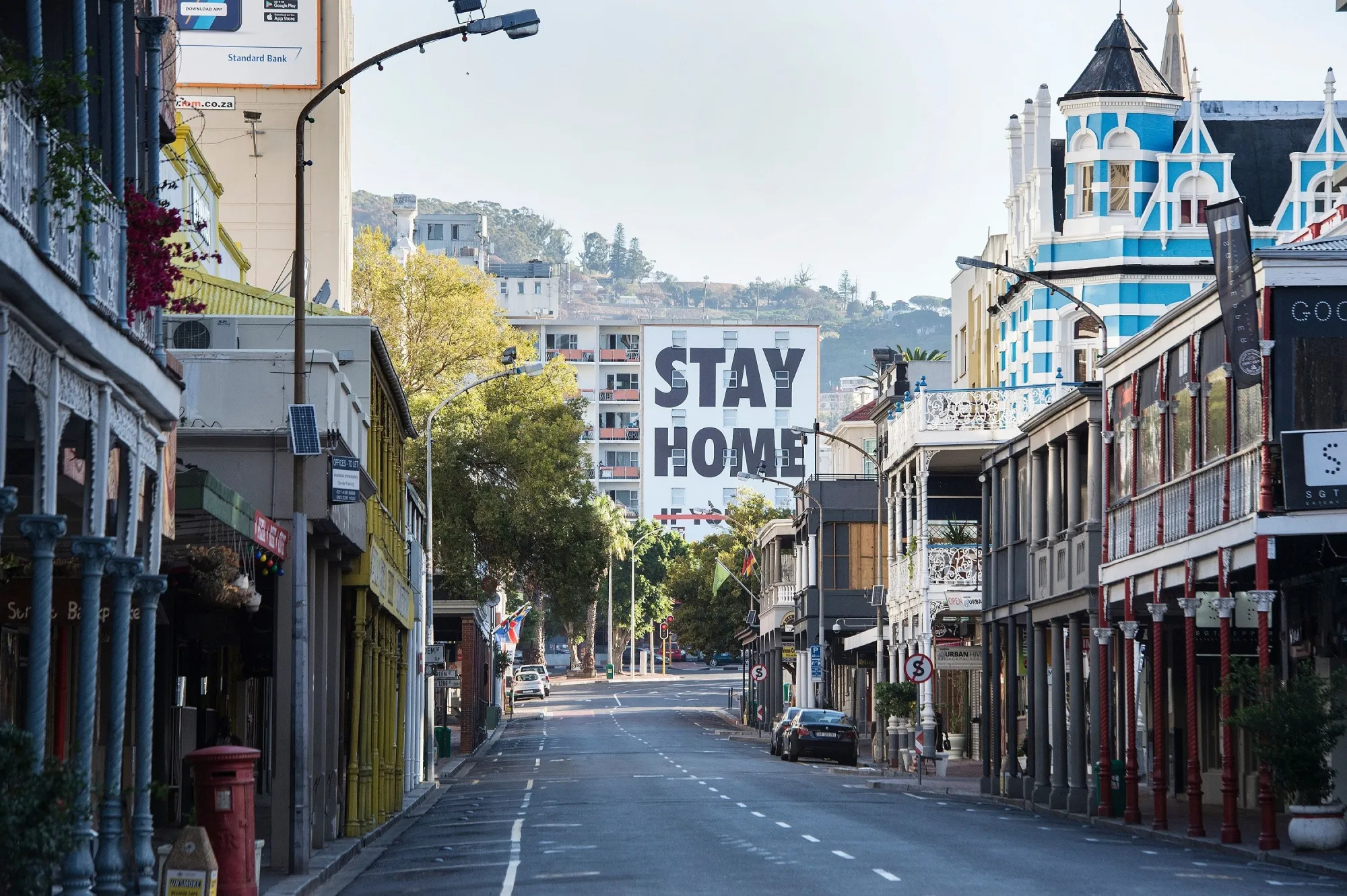 South Africa on lockdown.