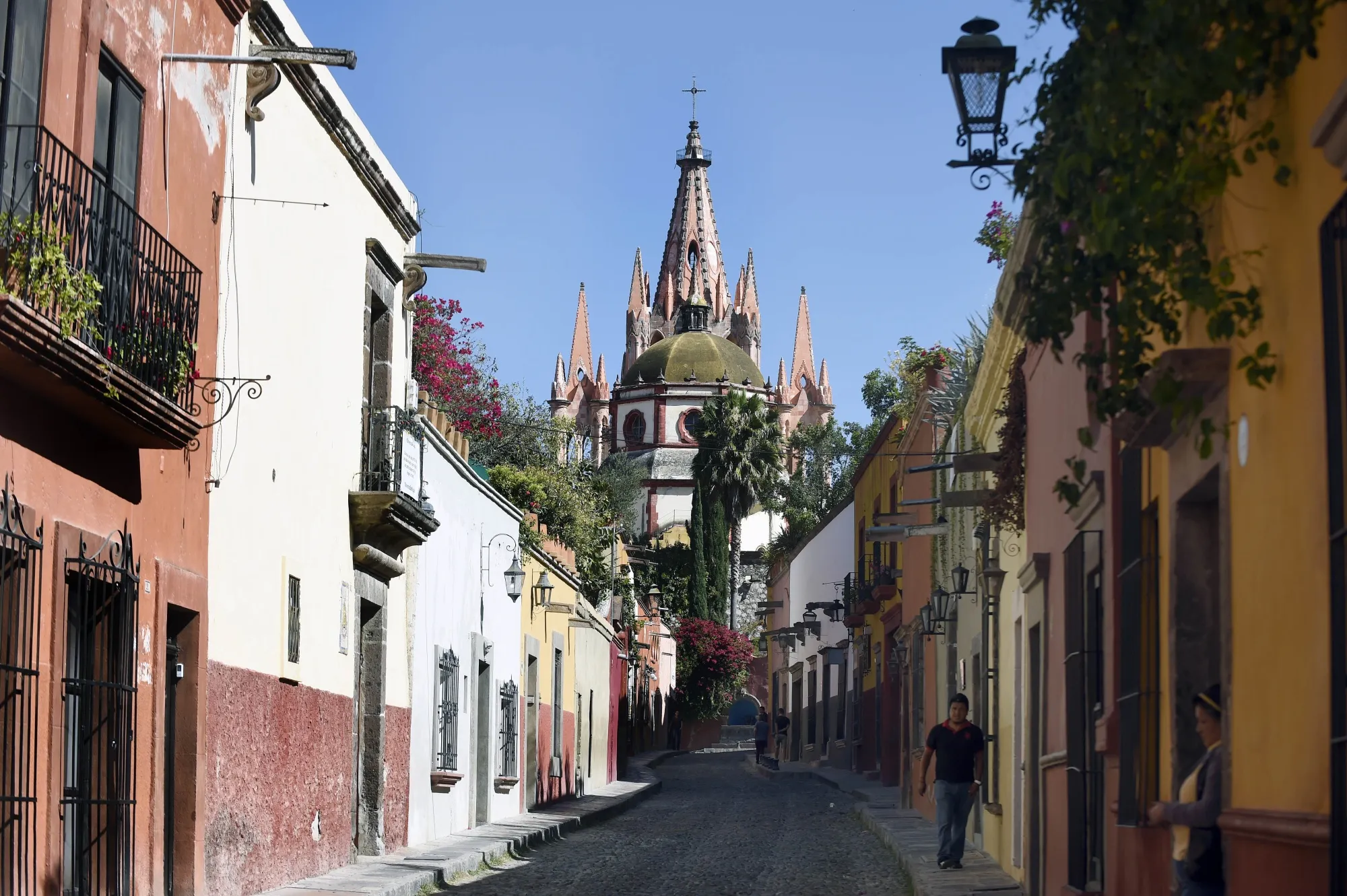 The famous&nbsp;church, Parroquia de San Miguel Arcángel.&nbsp;&nbsp;&nbsp;