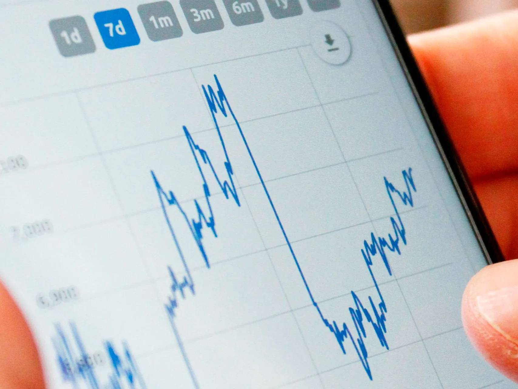 ビットコイン、8000ドル割れ－さらなる下落をテクニカル分析が示唆 - Bloomberg