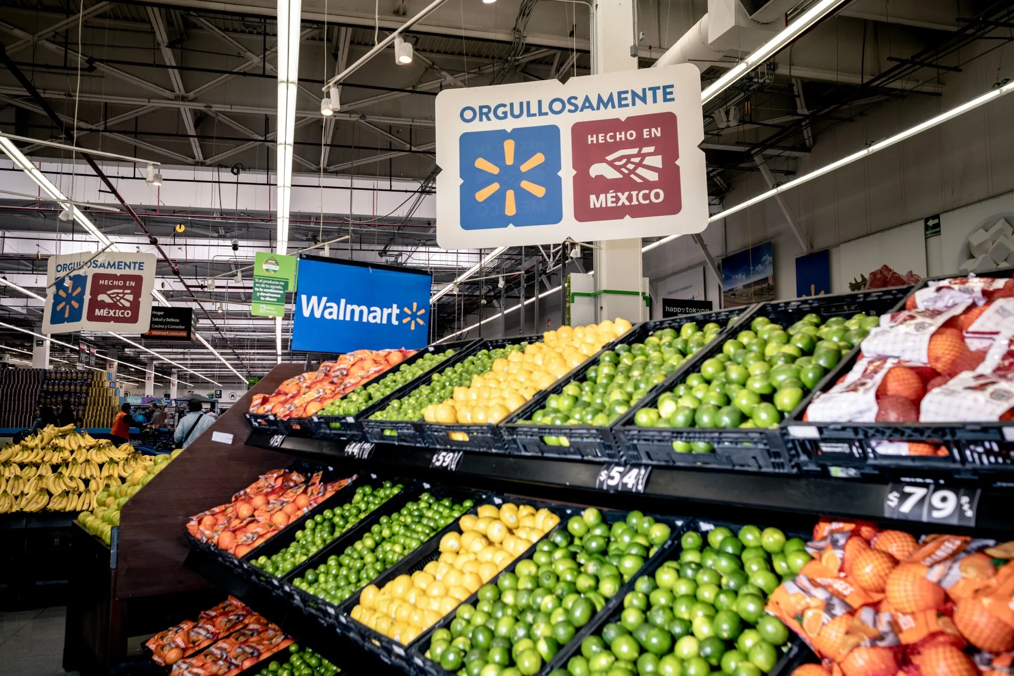 Produce at a Wal-Mart de Mexico SAB store in Mexico City in April.