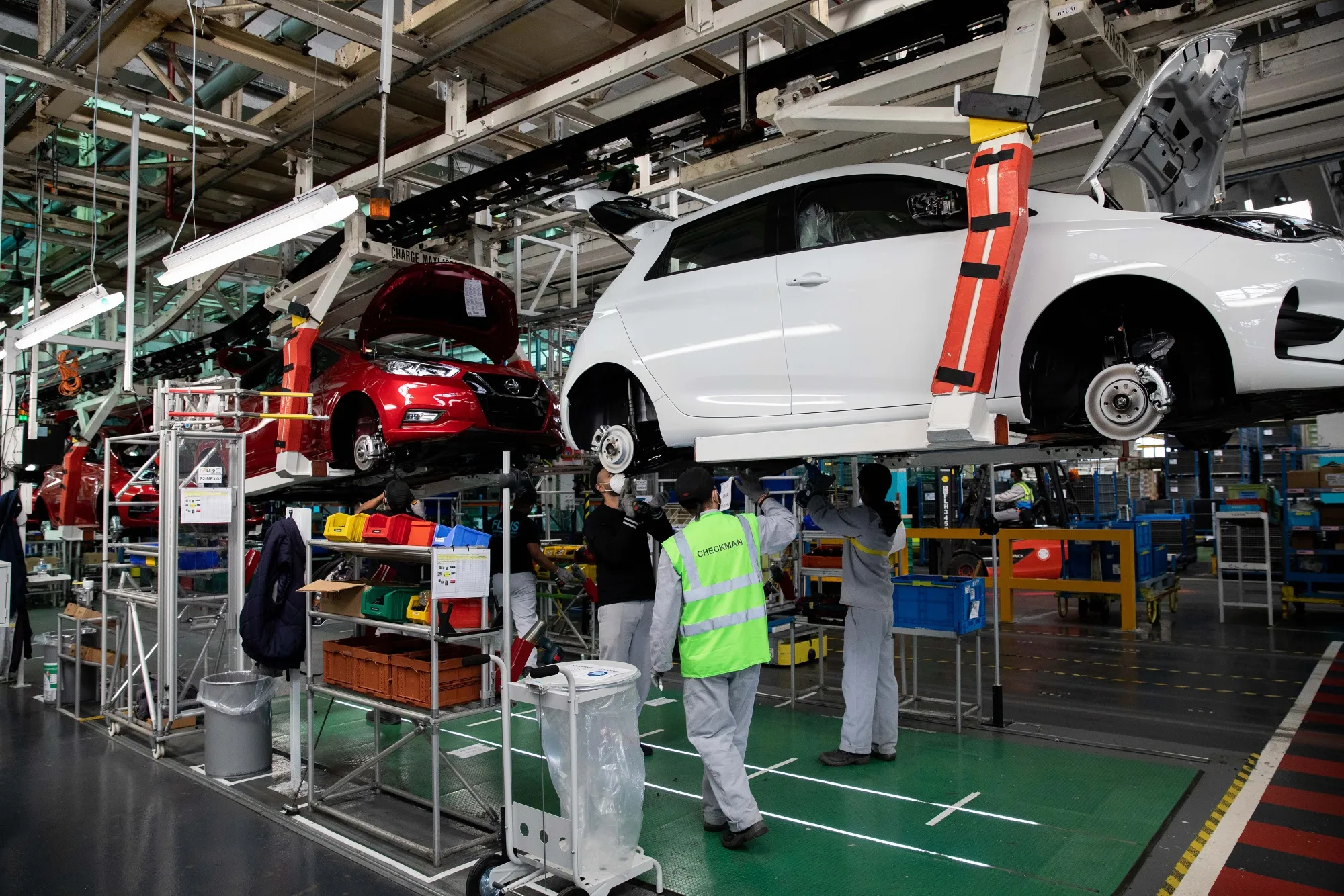 Renault plant in Flins, France.