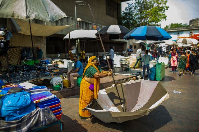 Market in Ahmedabad, India.