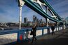 Skyscrapers, including 20 Fenchurch Street, also known as the "Walkie-Talkie," 22 Bishopsgate office tower, the Leadenhall building, also known as the "Cheesegrater", The Scalpel and 30 St Mary Axe, also known as "the Gherkin" stand in the City of London's in this view from Tower Bridge in London, U.K., on Friday, April 5, 2019. Job vacancies in London’s finance industry have halved in two years as uncertainty over Brexit knocks business confidence, a survey by recruiter Morgan McKinley has found.