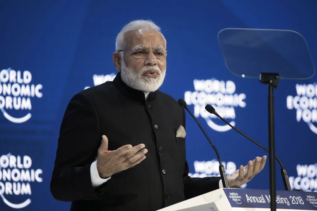 He said India was open for business.
