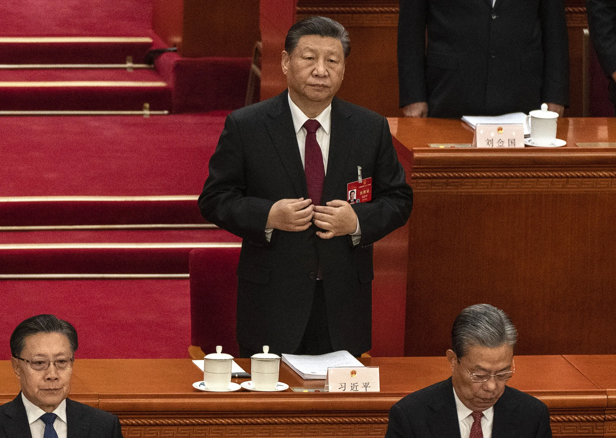 Xi Jinping during the National People’s Congress on March 5.