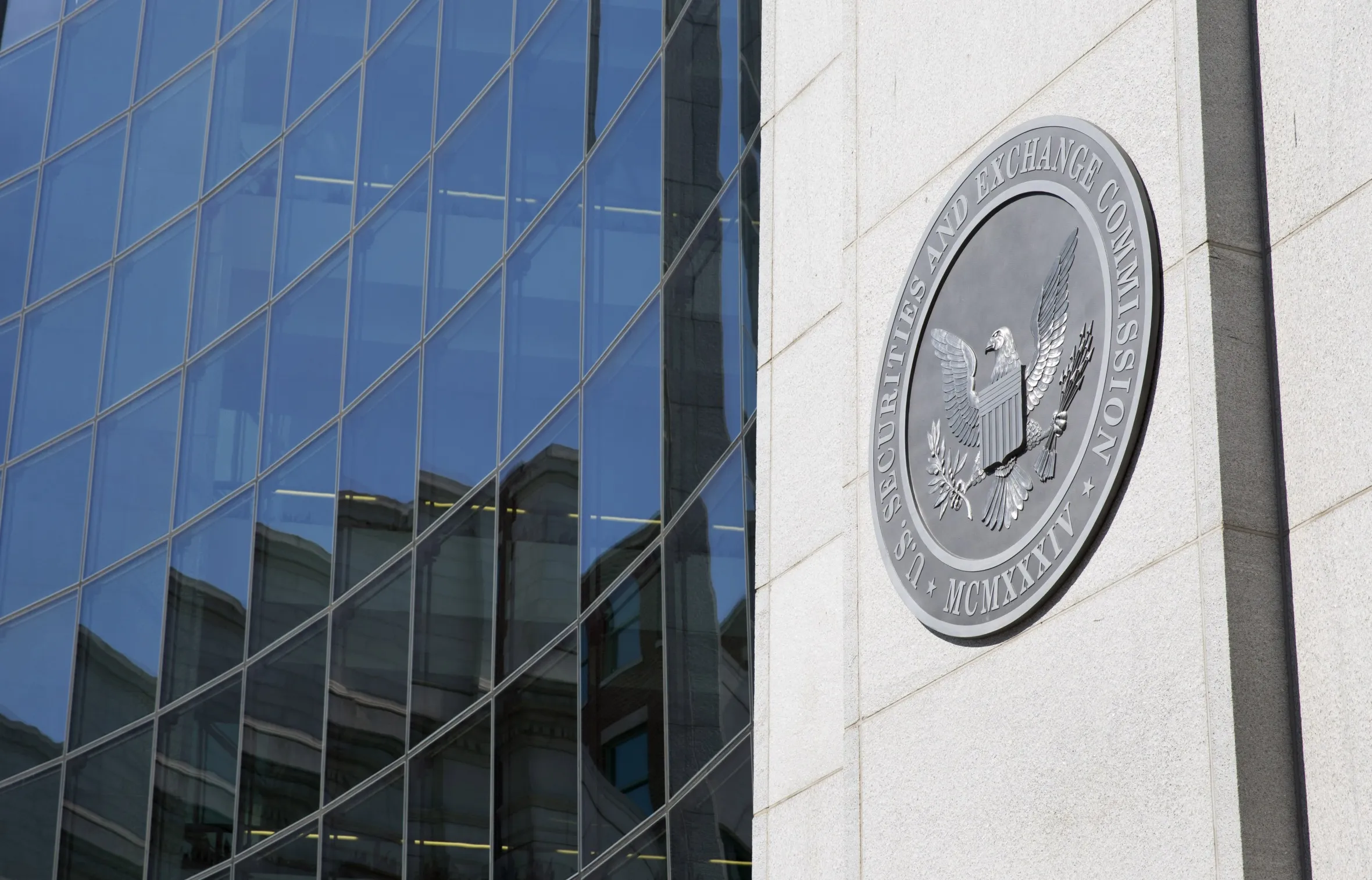 The Securities and Exchange Commission headquarters building in Washington, DC.