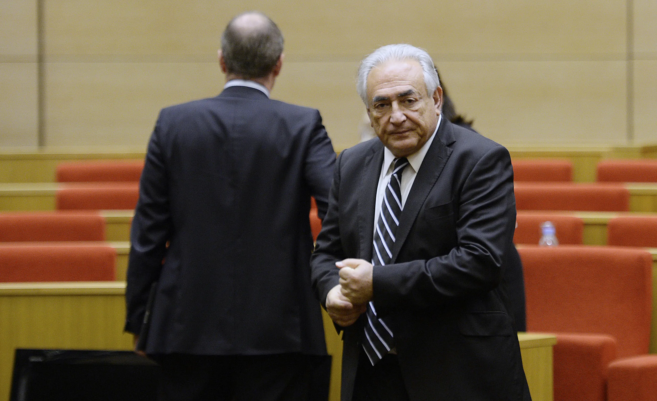 Former IMF chief Dominique Strauss-Kahn on June 26, 2013 in Paris.
