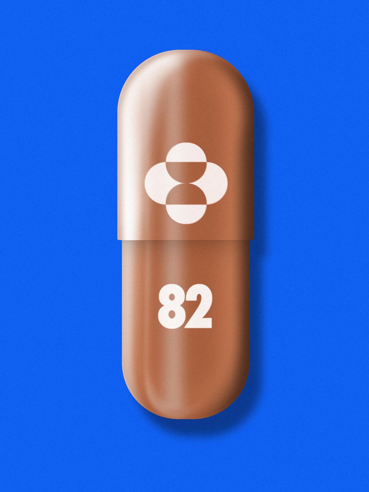 Oval Brown Pill 20 - rj45wp0