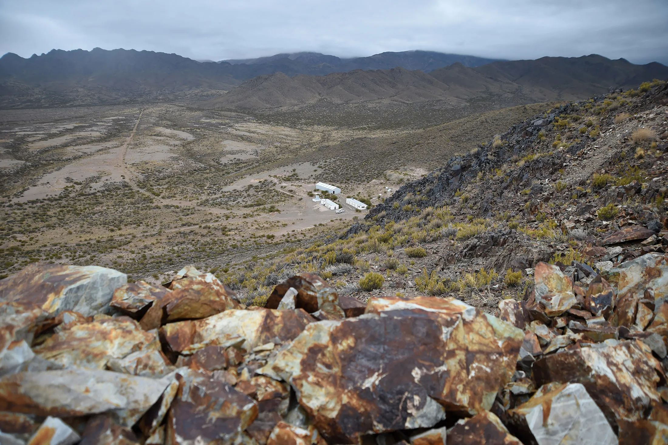 The&nbsp;San Jorge Cobre Mendocino mining project in Uspallata, Argentina.