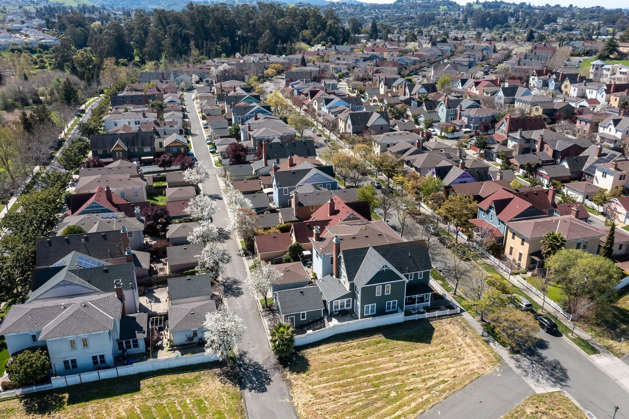 Homes in Hercules, California.