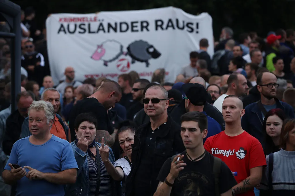 The mob gathers.