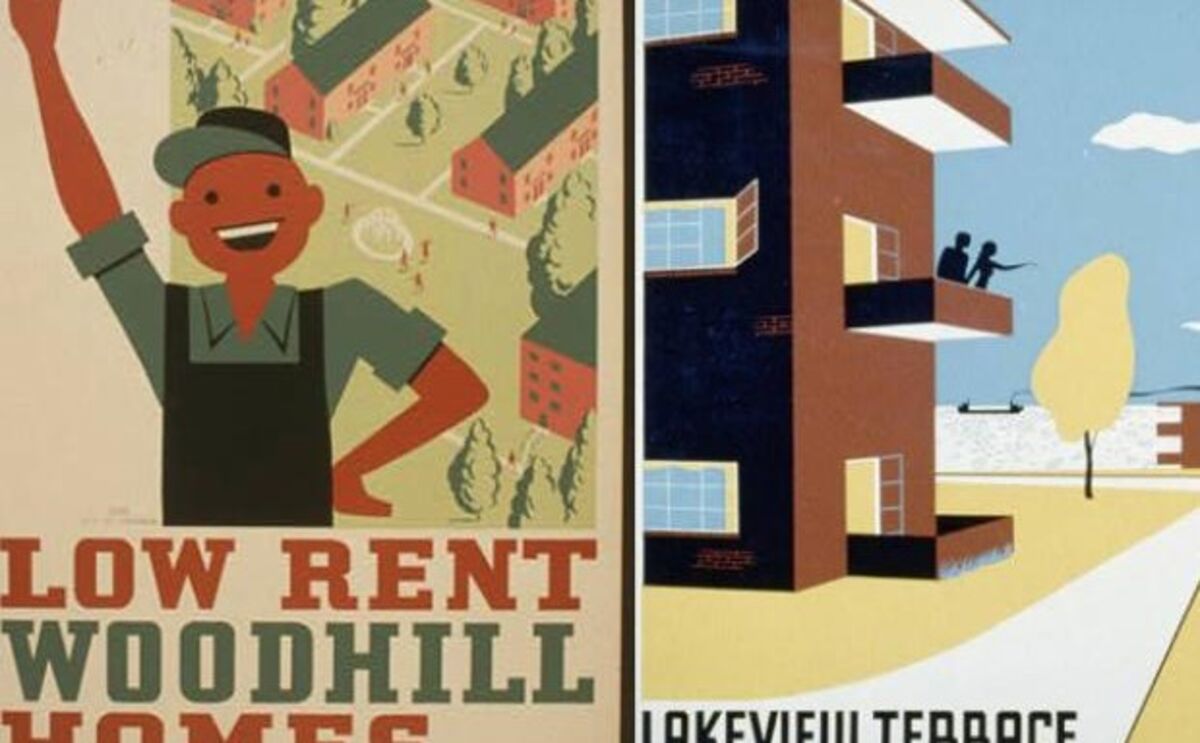 Cleveland Fear - Cleveland's New Deal-Era Public Housing Posters - Bloomberg