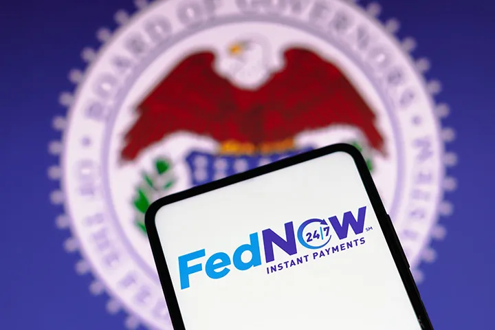 In this photo illustration the FedNow Service (Instant