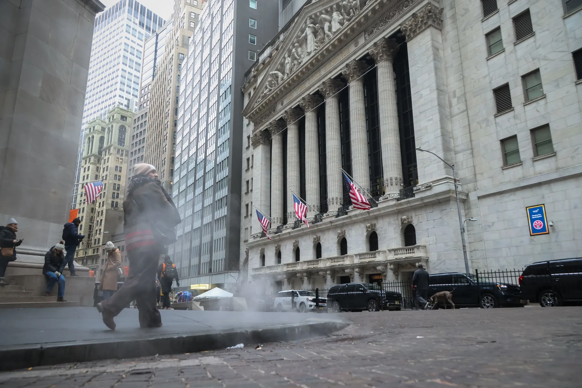 The New York Stock Exchange.
