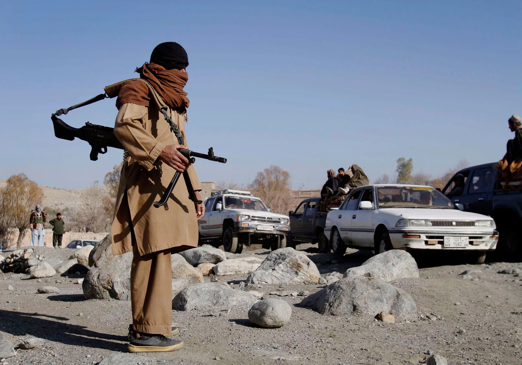 A Taliban fighter in Nangarhar province, Afghanistan in 2010.
