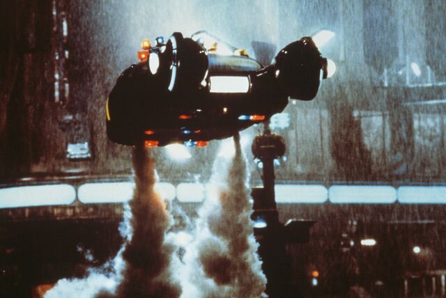 In 1982 Blade Runner featured 'Spinner' flying car.