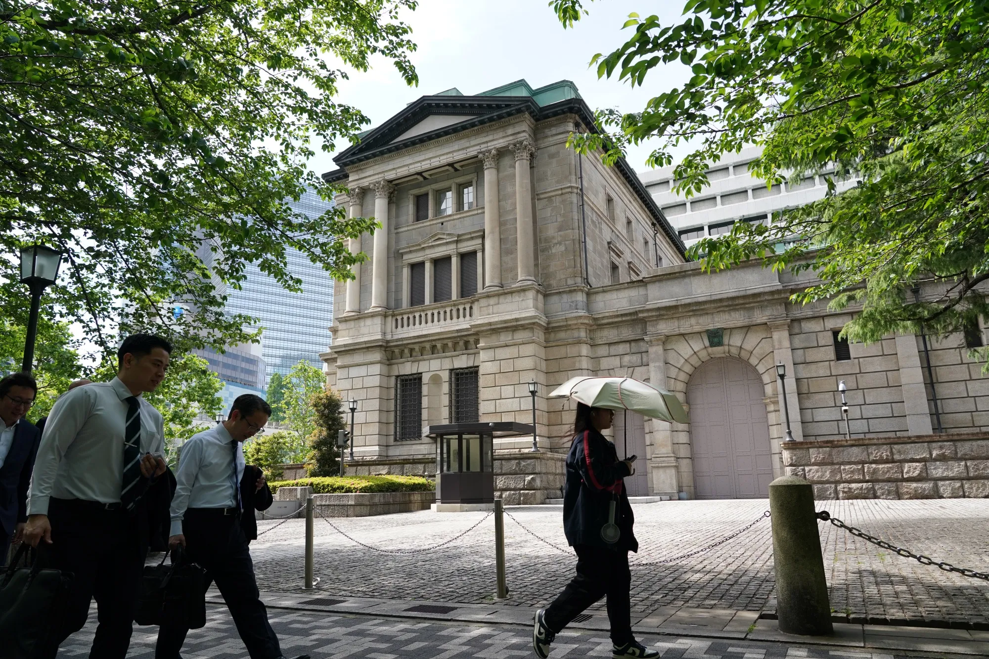 The Bank of Japan (BOJ) headquarters in Tokyo.
