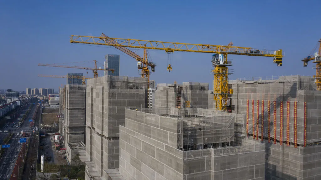 A new city arises, Shanghai, November 2021.