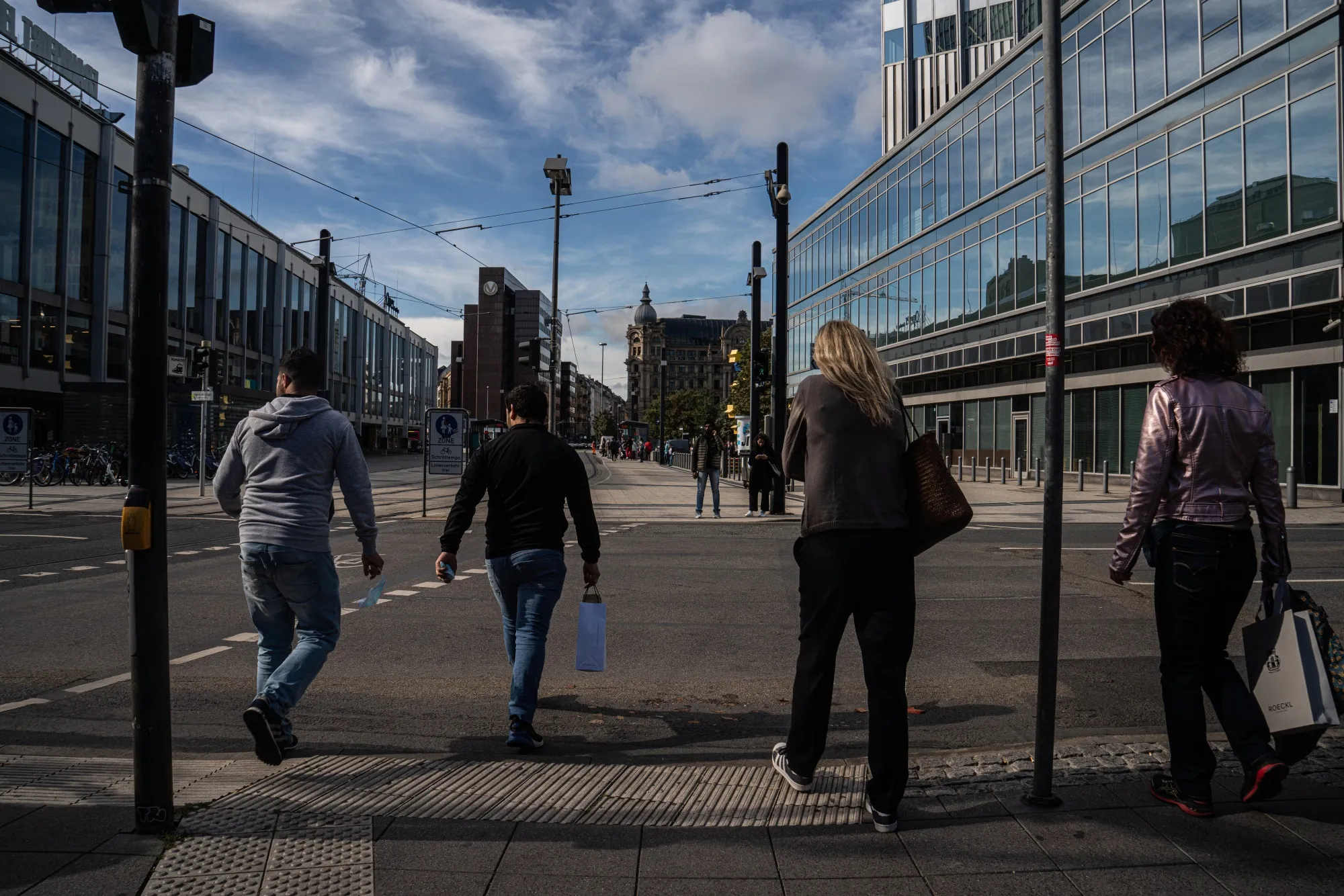 Frankfurt Financial District as Banks Signal Return to Office