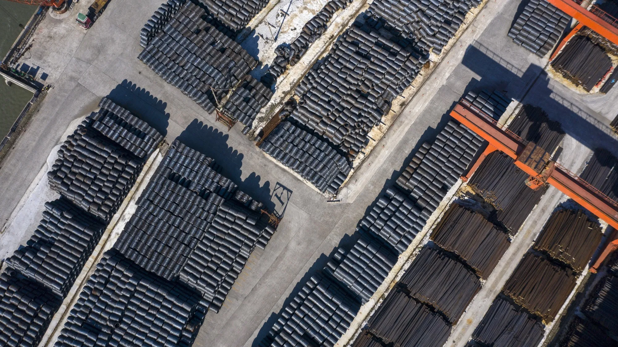 Shanghai Steel Yard as Chinese Metals Markets Look Past Virus to Stimulus