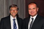 Bill Gates and Boris Nikolic in 2012.